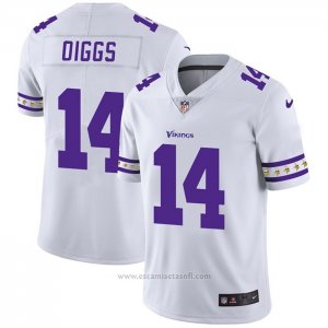 Camiseta NFL Limited Minnesota Vikings Diggs Team Logo Fashion Blanco