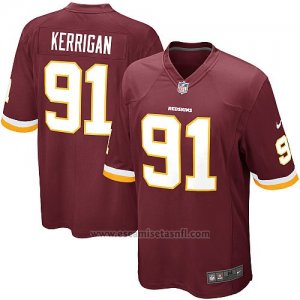 Camiseta Washington Redskins Kerrigan Rojo Nike Game NFL Marron Hombre