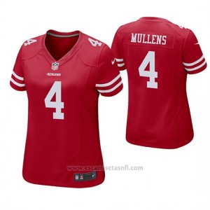 Camiseta NFL Game Mujer San Francisco 49ers Nick Mullens Rojo
