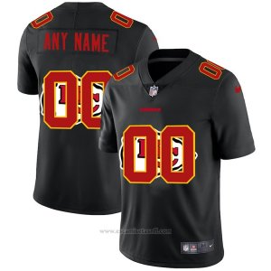 Camiseta NFL Limited Kansas City Chiefs Personalizada Logo Dual Overlap Blanco