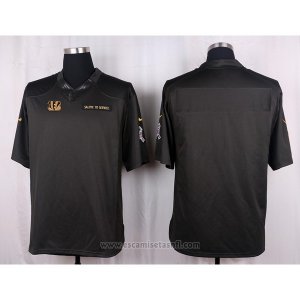 Camiseta Cincinnati Bengals Apagado Gris Nike Anthracite Salute To Service NFL Hombre
