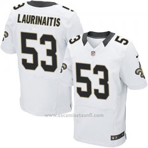 Camiseta New Orleans Saints Laurinaitis Blanco Nike Elite NFL Hombre