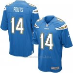 Camiseta San Diego Chargers Fouts Azul Nike Game NFL Hombre