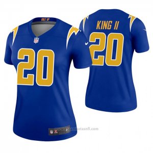 Camiseta NFL Legend Mujer Los Angeles Chargers 20 Desmond King 2nd Alterno Azul