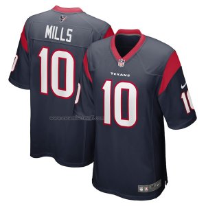 Camiseta NFL Game Houston Texans Davis Mills 10 Azul