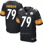Camiseta Pittsburgh Steelers Hargrave Negro Nike Elite NFL Hombre