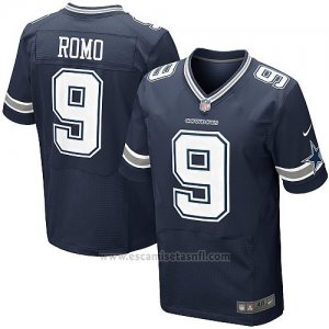 Camiseta Dallas Cowboys Romo Profundo Azul Nike Elite NFL Hombre