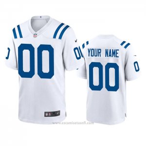 Camiseta NFL Game Indianapolis Colts Personalizada 2020 Blanco