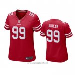 Camiseta NFL Game Mujer San Francisco 49ers Javon Kinlaw Rojo