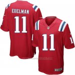 Camiseta New England Patriots Edelman Rojo Nike Game NFL Hombre