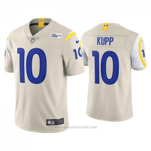 Camiseta NFL Game Los Angeles Rams Cooper Kupp 2020 Vapor Crema
