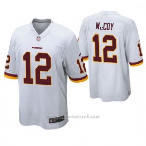 Camiseta NFL Game Hombre Washington Redskins Colt Mccoy Blanco