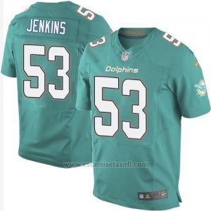 Camiseta Miami Dolphins Jenkins Verde Nike Elite NFL Hombre
