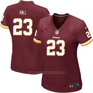 Camiseta Washington Redskins Hall Rojo Nike Game NFL Marron Mujer