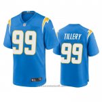 Camiseta NFL Game Los Angeles Chargers 99 Jerry Tillery 2020 Azul