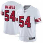 Camiseta NFL Game San Francisco 49ers 54 Fred Warner Blanco