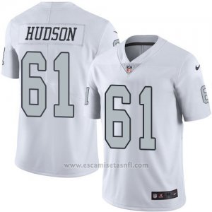Camiseta Oakland Raiders Hudson Blanco Nike Legend NFL Hombre