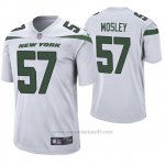 Camiseta NFL Game Hombre New York Jets C.j. Mosley Blanco 60th Aniversario
