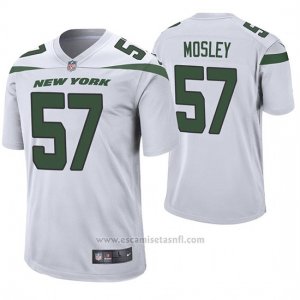 Camiseta NFL Game Hombre New York Jets C.j. Mosley Blanco 60th Aniversario