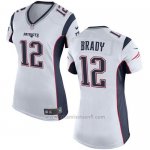 Camiseta New England Patriots Brady Blanco Nike Game NFL Mujer