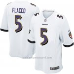 Camiseta Baltimore Ravens Flacco Blanco Nike Game NFL Hombre