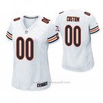 Camiseta NFL Game Mujer Chicago Bears Custom Blanco