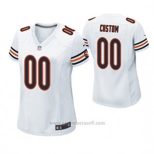 Camiseta NFL Game Mujer Chicago Bears Custom Blanco