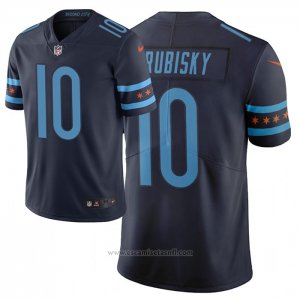 Camiseta NFL Limited Chicago Bears Mitchell Trubisky Ciudad Edition Azul