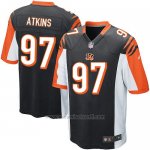 Camiseta Cincinnati Bengals Atkins Negro Nike Game NFL Hombre