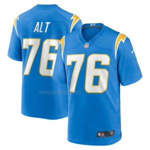 Camiseta NFL Game Los Angeles Chargers Joe Alt 2024 NFL Draft First Round Pick Azul2