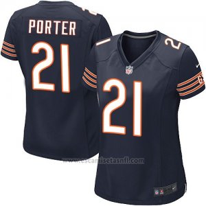Camiseta Chicago Bears Porter Blanco Negro Nike Game NFL Mujer