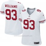 Camiseta San Francisco 49ers Williams Blanco Nike Game NFL Mujer