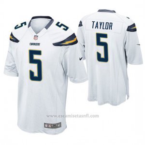 Camiseta NFL Game Hombre San Diego Chargers Tyrod Taylor Blanco