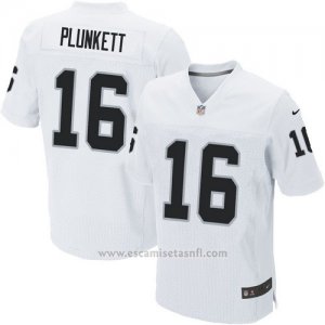 Camiseta Oakland Raiders Plunkett Blanco Nike Elite NFL Hombre