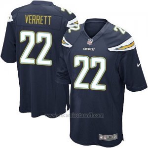 Camiseta San Diego Chargers Verrett Negro Nike Game NFL Nino