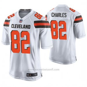 Camiseta NFL Game Hombre Cleveland Browns Orson Charles Blanco
