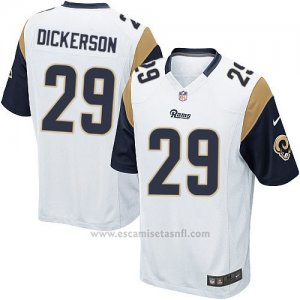 Camiseta Los Angeles Rams Dickerson Blanco Nike Game NFL Hombre
