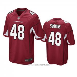Camiseta NFL Game Arizona Cardinals Isaiah Simmons Rojo