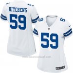 Camiseta Dallas Cowboys Hitchens Blanco Nike Game NFL Mujer