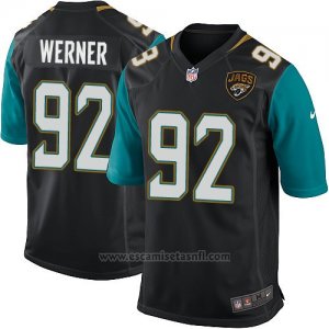 Camiseta Jacksonville Jaguars Werner Negro Nike Game NFL Nino