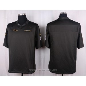 Camiseta Baltimore Ravens Apagado Gris 2016 Nike Anthracite Salute To Service NFL Hombre