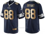 Camiseta Dallas Cowboys Bryant Profundo Azul Nike Gold Game NFL Hombre