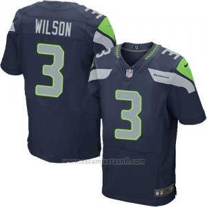 Camiseta Seattle Seahawks Wilson Profundo Azul Nike Elite NFL Hombre2