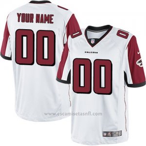 Camisetas NFL Replica Hombre Atlanta Falcons Personalizada Blanco