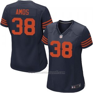 Camiseta Chicago Bears Amos Azul Nike Game NFL Mujer