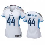 Camiseta NFL Game Mujer Tennessee Titans Vic Beasley Jr Blanco