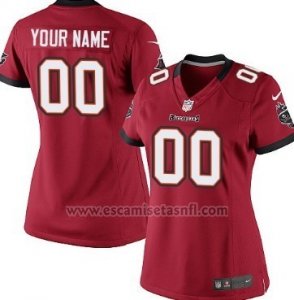 Camisetas NFL Mujer Hombre Tampa Bay Buccaneers Personalizada Rojo