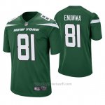 Camiseta NFL Game Hombre New York Jets Quincy Enunwa Verde 60th Aniversario