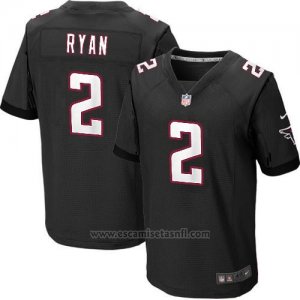 Camiseta Atlanta Falcons Ryan Negro Nike Elite NFL Hombre