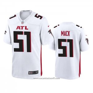 Camiseta NFL Game Atlanta Falcons Alex Mack 2020 Blanco